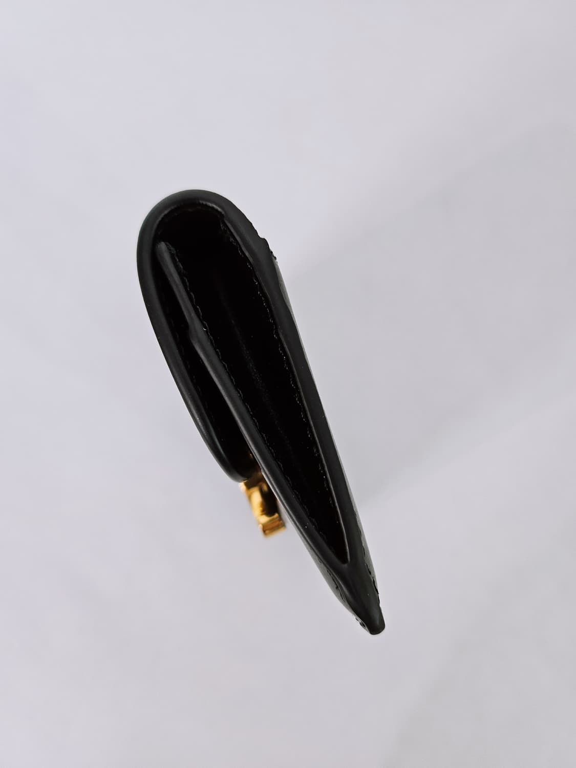 셀린느 트리옹프 블랙 카프스킨 카드홀더/카드지갑 상품이미지5