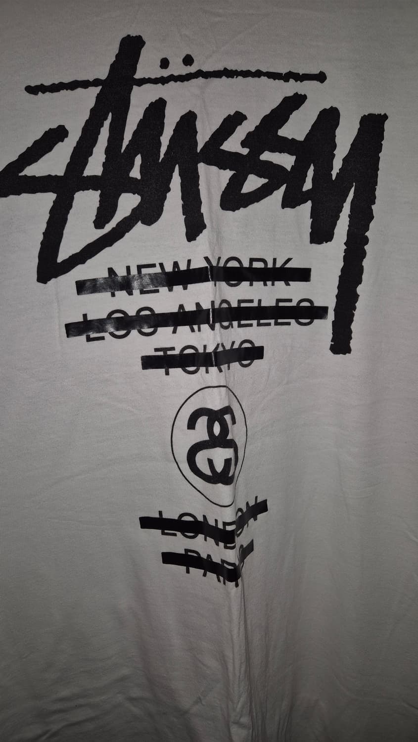 빈티지Stussy 스투시 월드투어 티셔츠 상품이미지2
