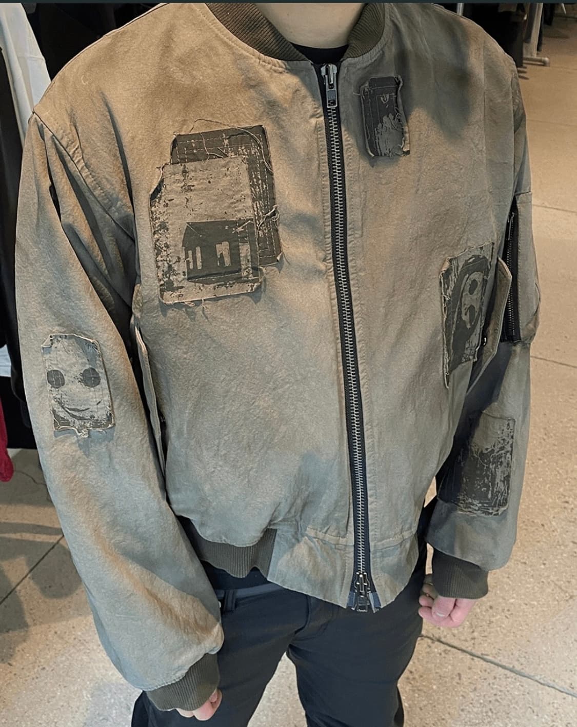 1) 언더마이카 패치드 마원 올리브 상품이미지2