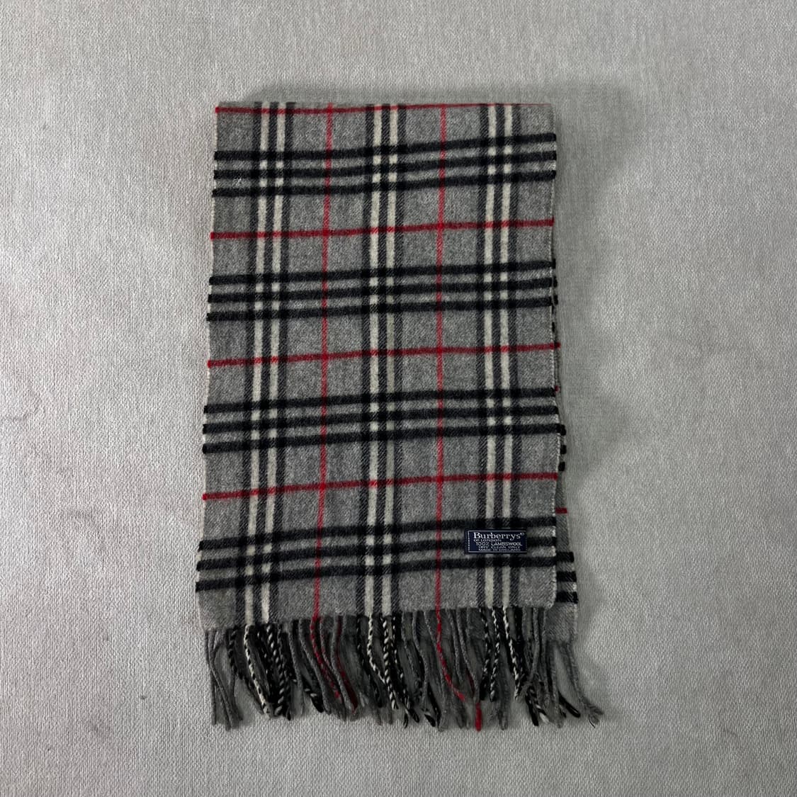 버버리 노바체크 램스울 그레이 머플러 상품이미지2