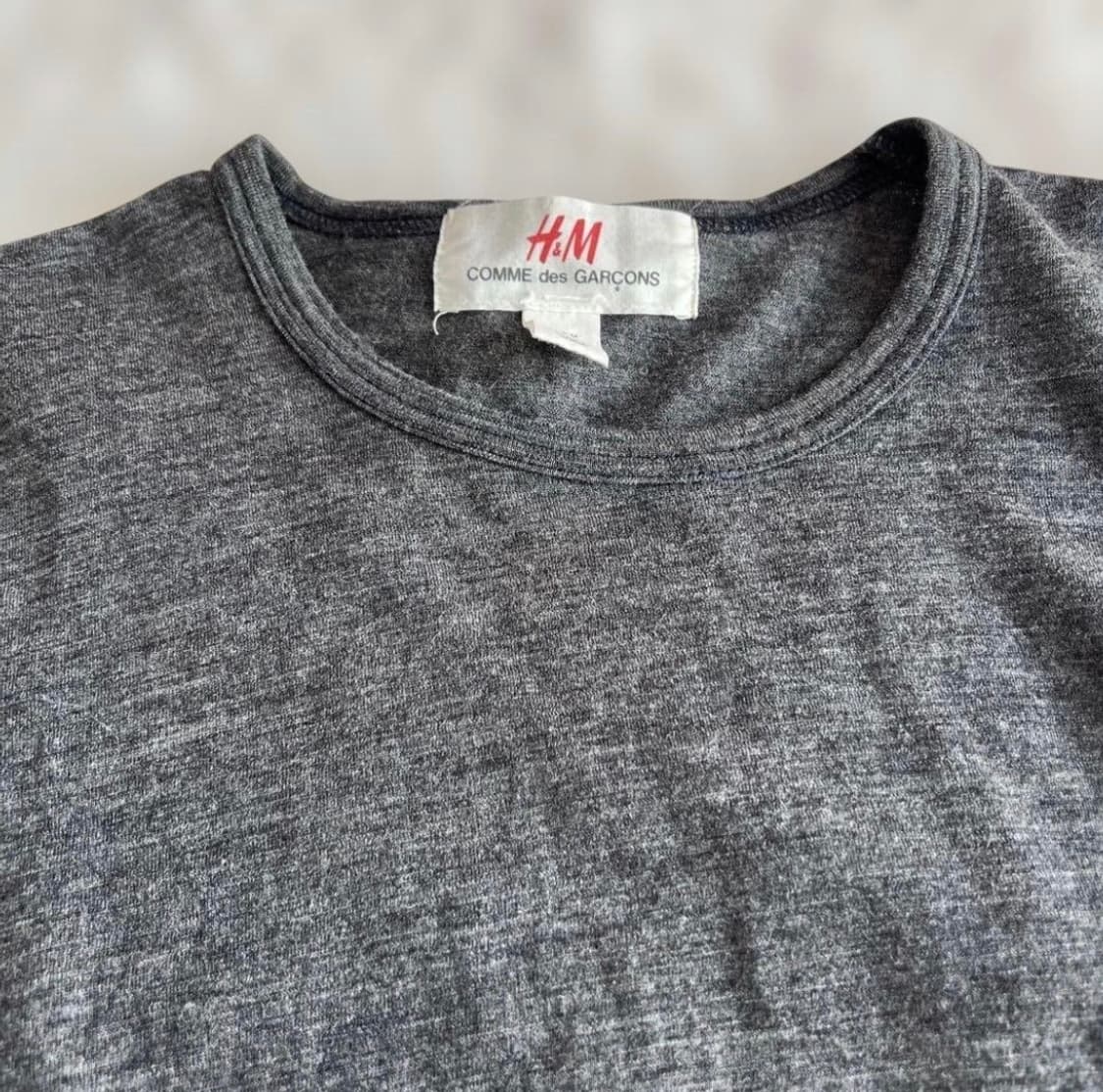 M)H&M x 꼼데가르송 협업 콜라보레이션 울 니트 탑 상품이미지2