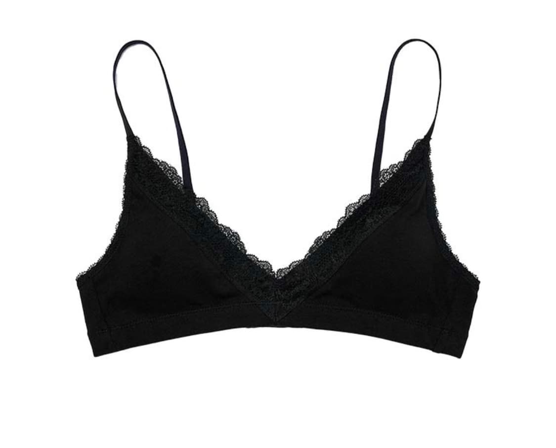 고블린 웨어 트라이엥글 레이스 브라렛 + 미니멀 레이스 팬티 상품이미지1