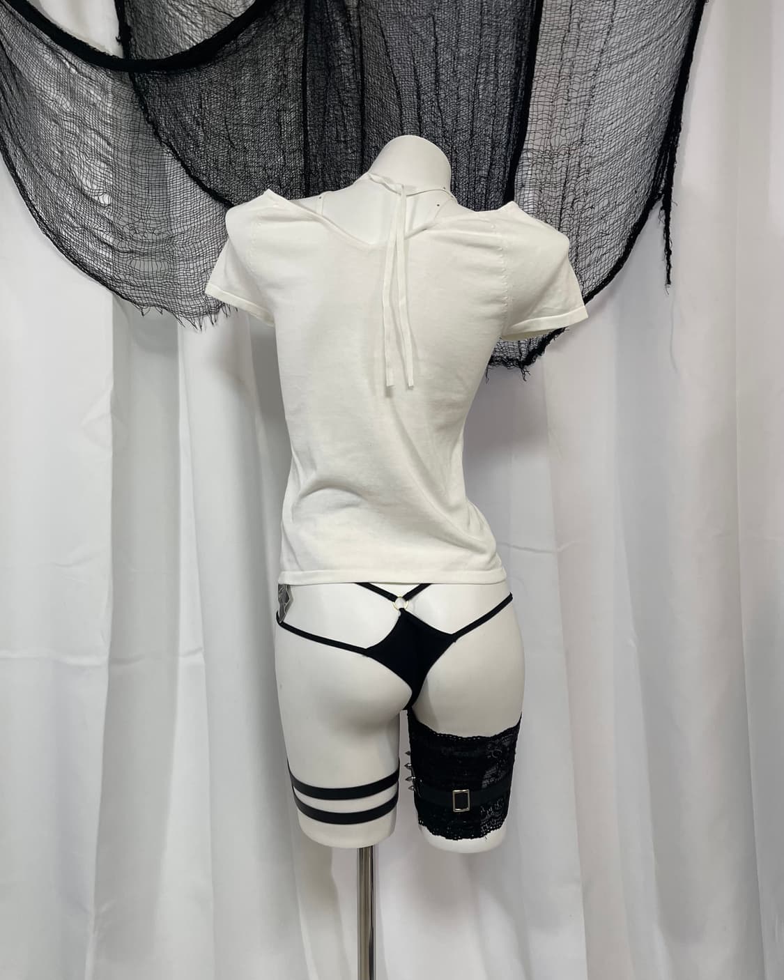 white cubic knit 상품이미지5