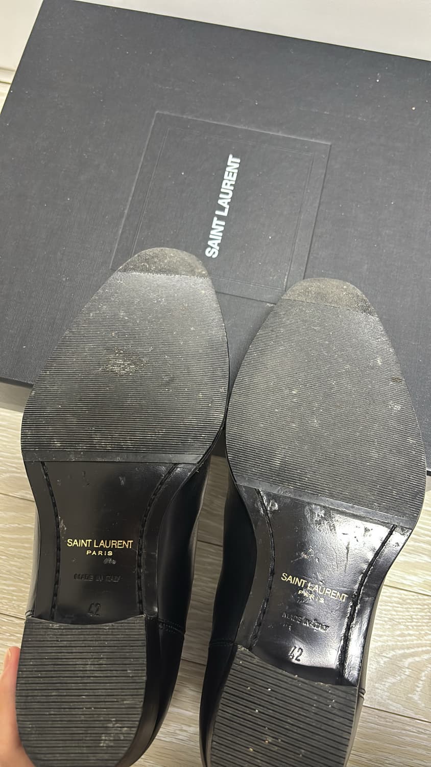 생로랑 15fw 에디슬리먼 와이어트 트리플 지퍼 첼시 부츠 42사이즈 상품이미지5