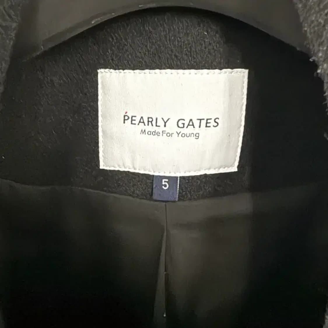 PEARLY GATES 블랙 더플 코트 5 상품이미지4