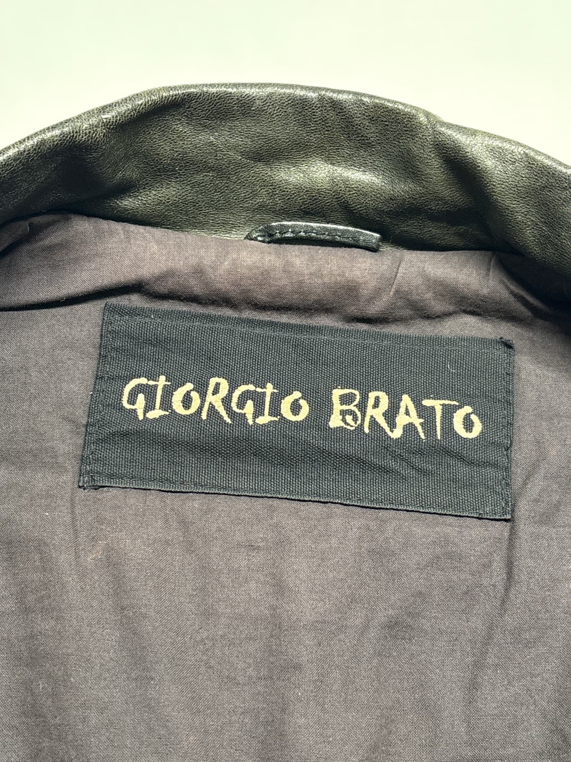 조르지오 브라토 11ss 워시드 레더 자켓 상품이미지5