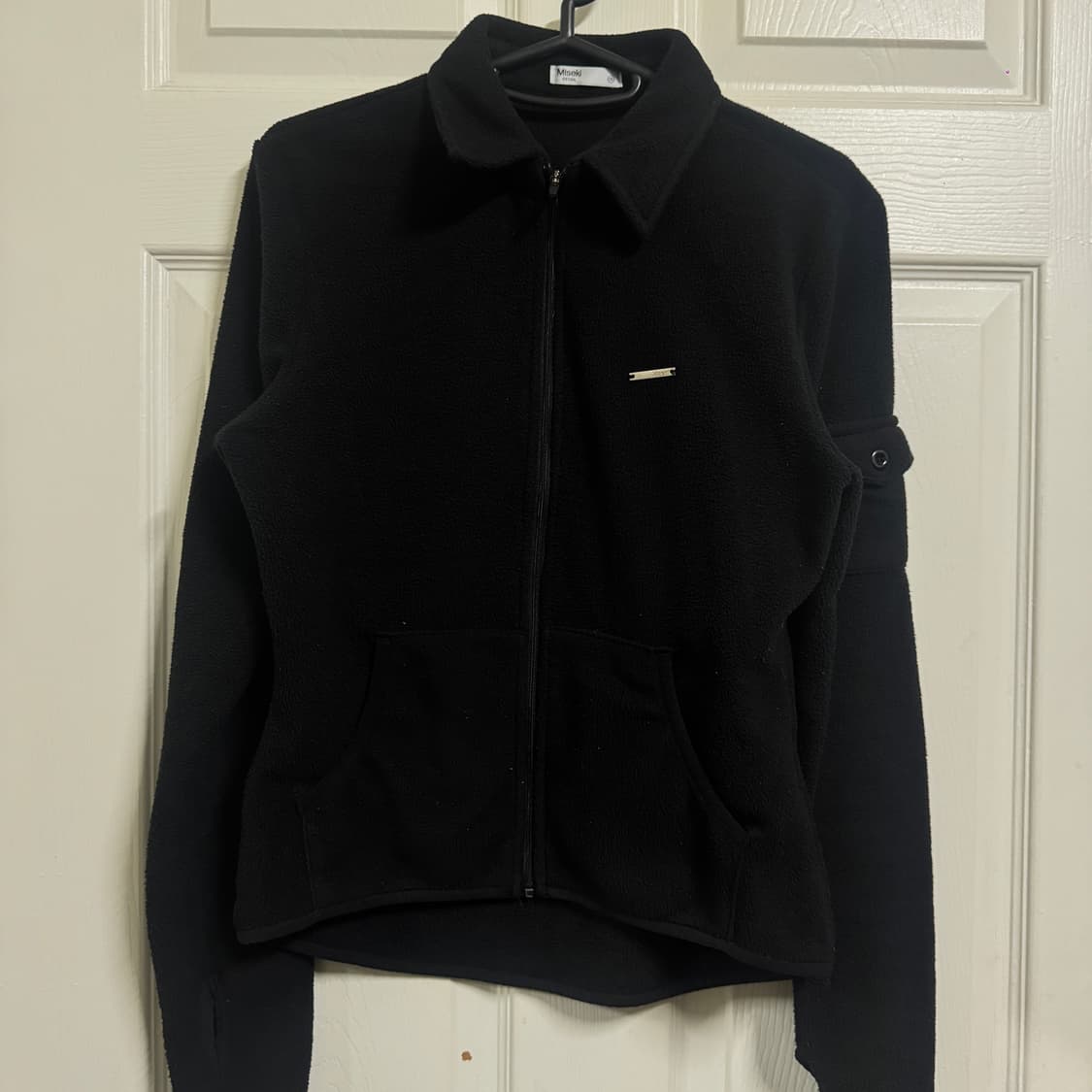 미세키서울 Fleece zip-up jacket BLACK(OS) 상품이미지4