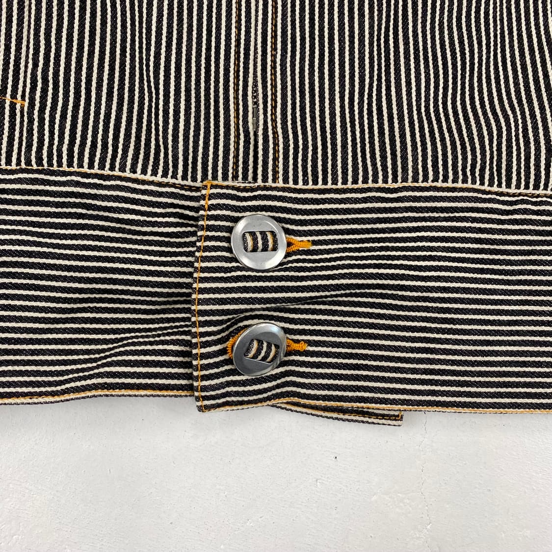 Jpn 빈티지 쿨뢰르 아라 모드 히코리 워크 자켓 (100) 상품이미지4