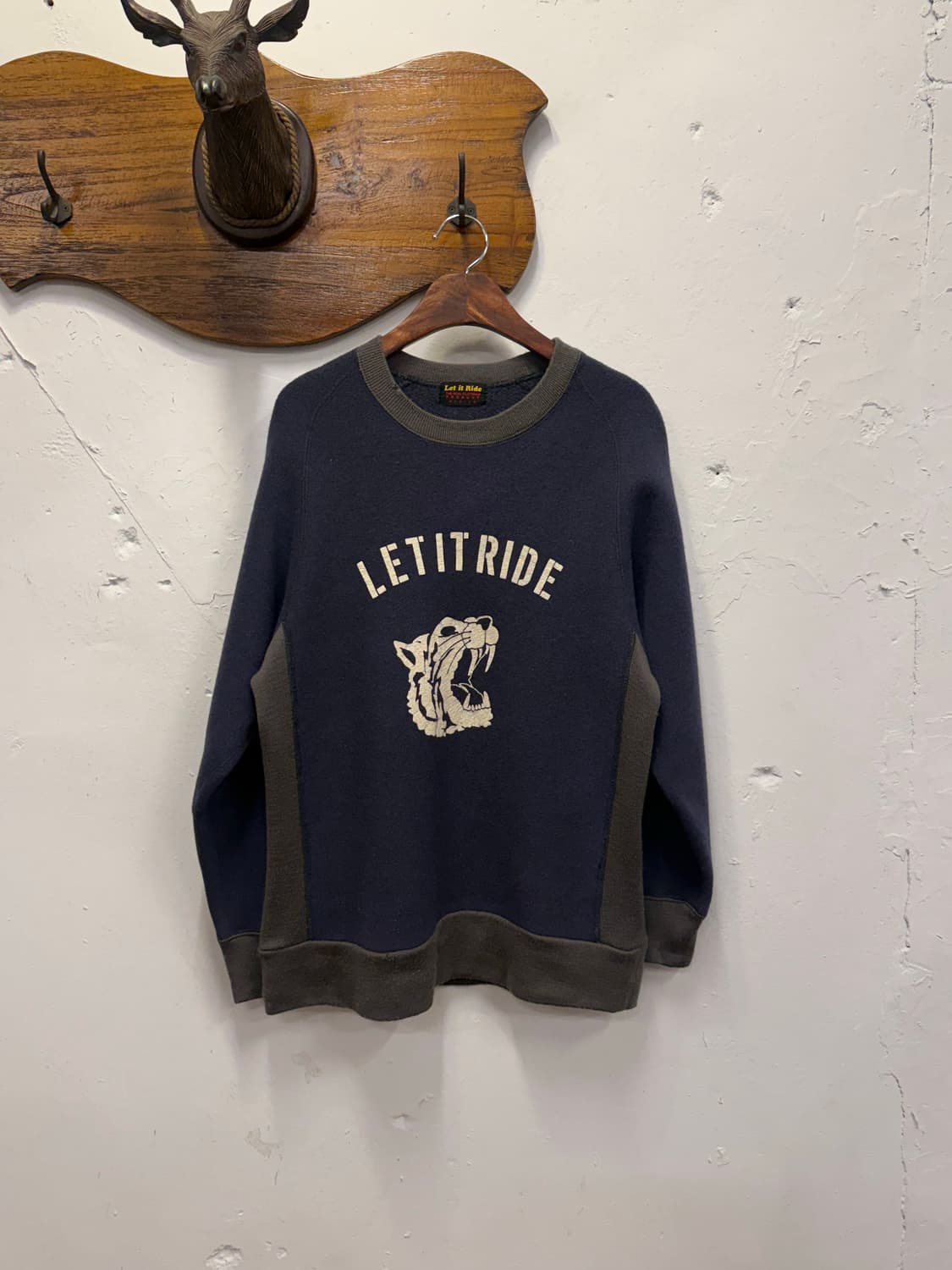 M) Japan Let it Ride Wool Blend Sweatshi 상품이미지2