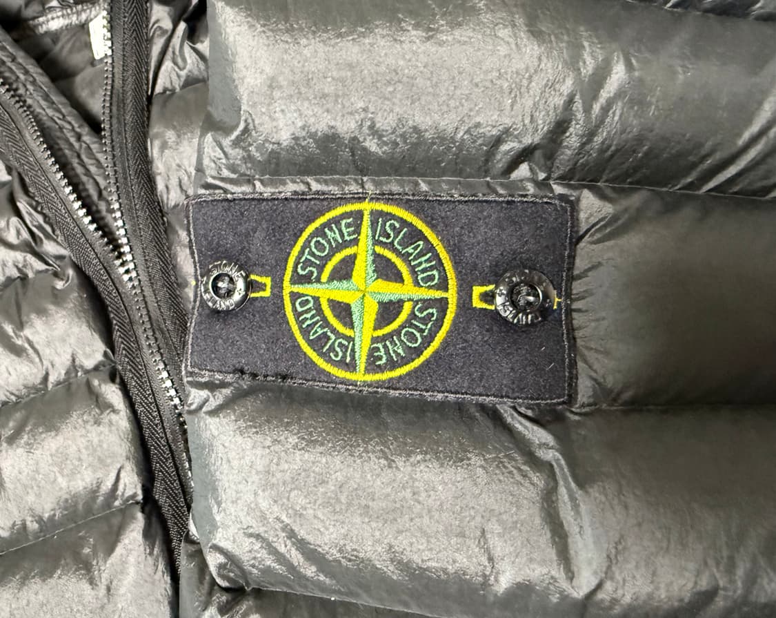 [XL]스톤아일랜드 25ss 룸우븐 경량패딩 블랙 상품이미지3