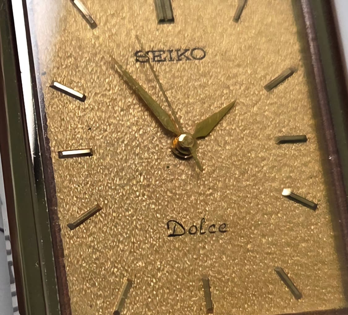 레어] 빈티지 세이코 돌체 사각탱크 금바리판 쿼츠 브레이슬릿 ver. 
 상품이미지2