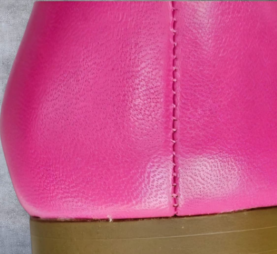 코치 COACH 리본 발레리나 플랫슈즈 핫핑크 245 새상품급 상품이미지3