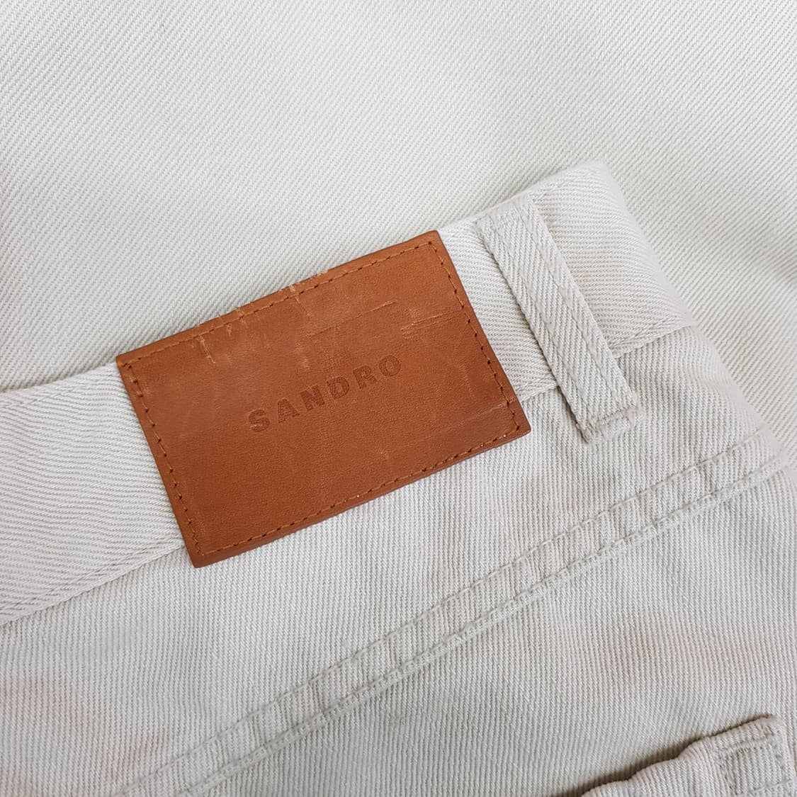 산드로 2023 와이드 코튼 데님 팬츠 40사이즈 상품이미지5