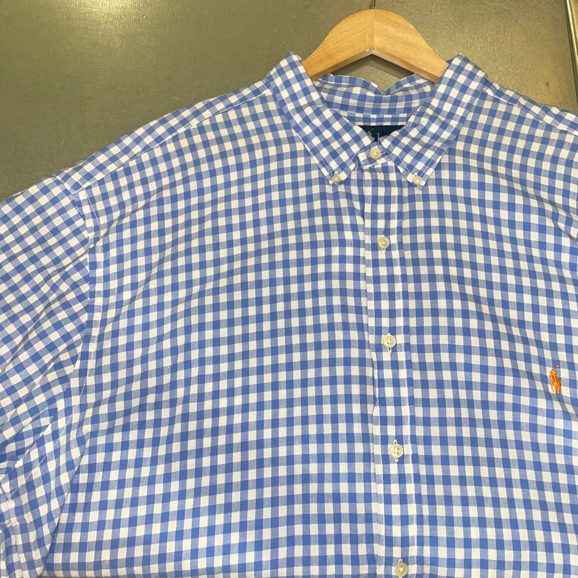 (3XL) POLO 폴로 랄프로렌 체크 반팔 셔츠 상품이미지4