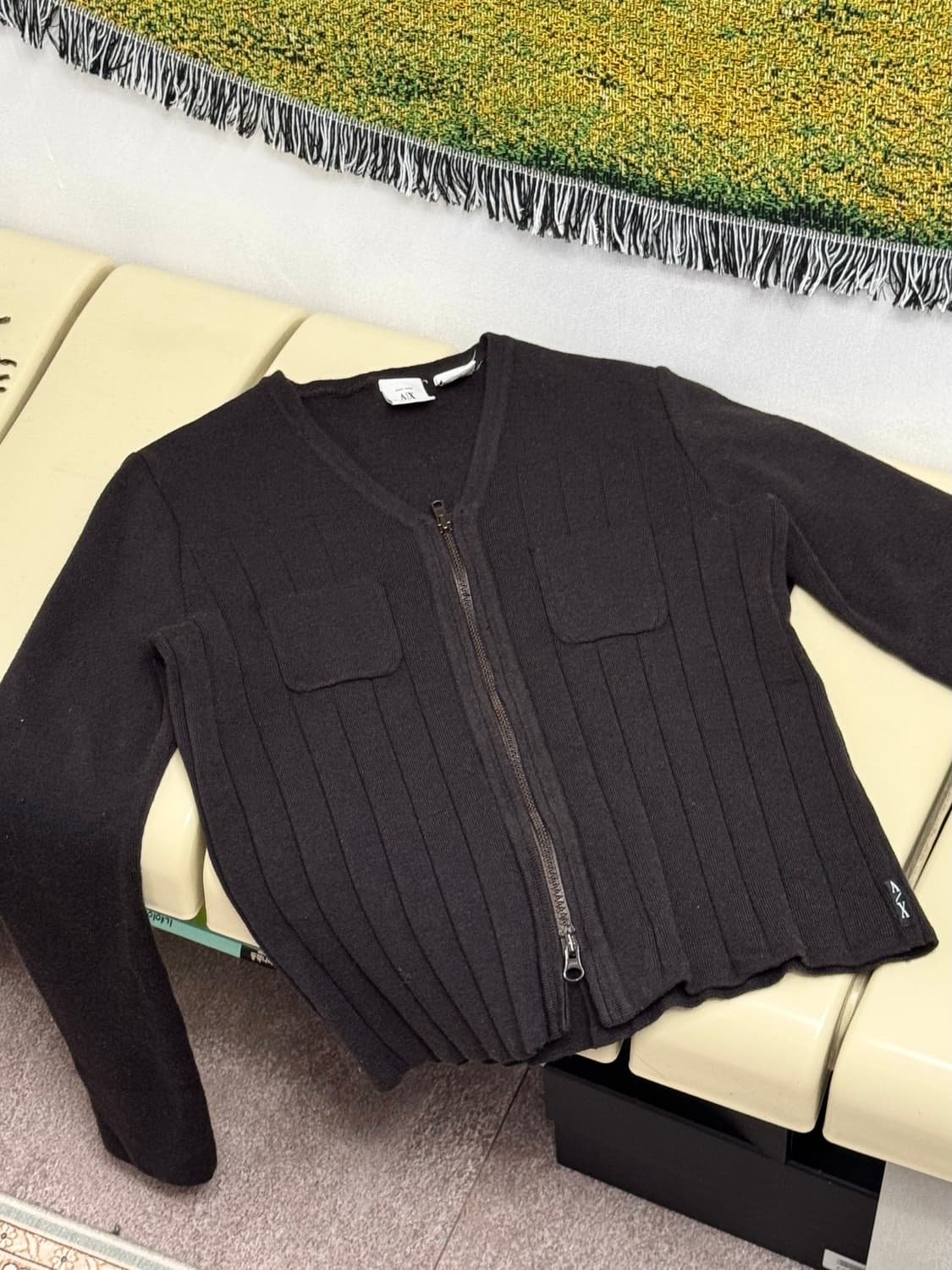 알마니 익스체인지 집업 가디건/N104 상품이미지1