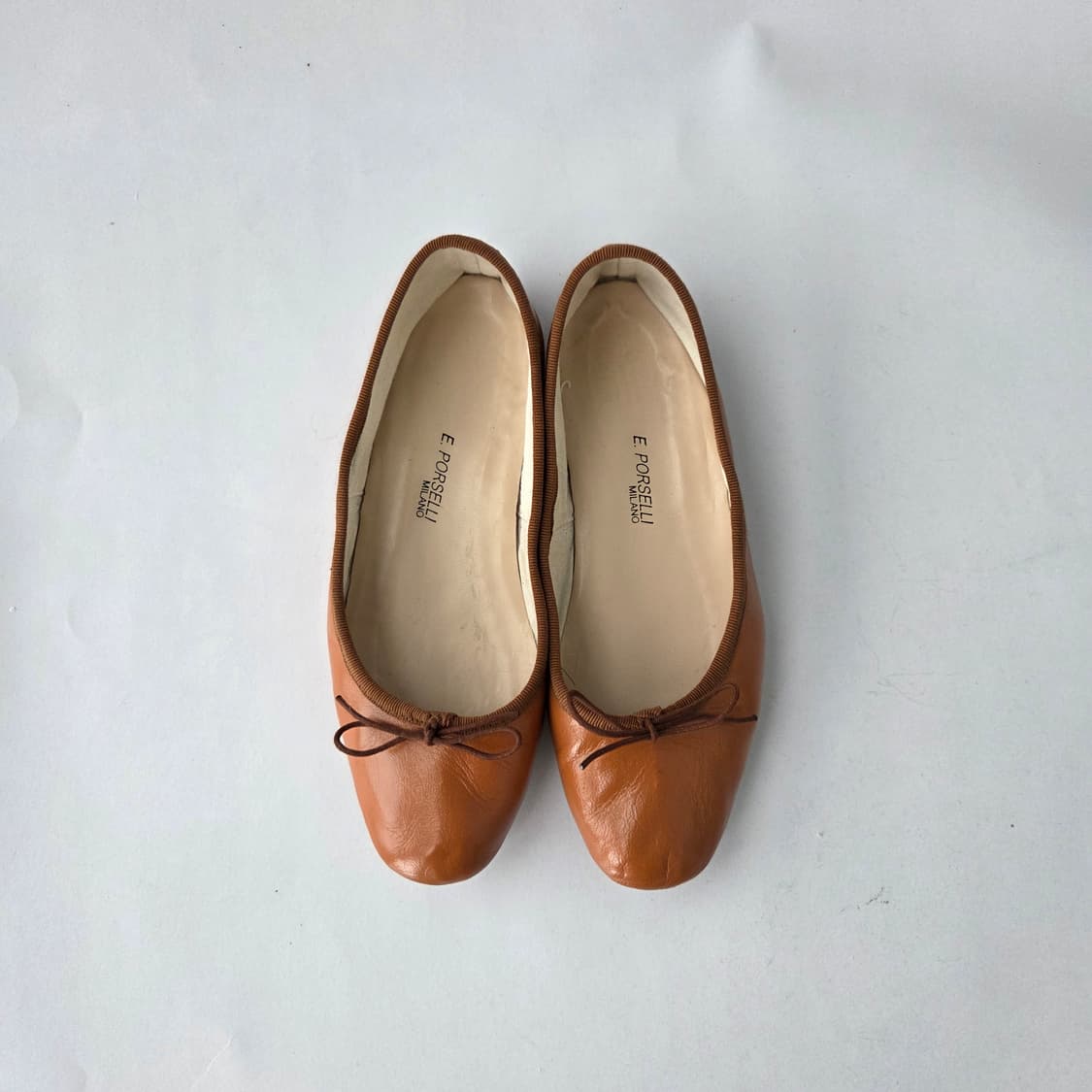Porselli flat 포셀리 플랫 카멜 상품이미지1