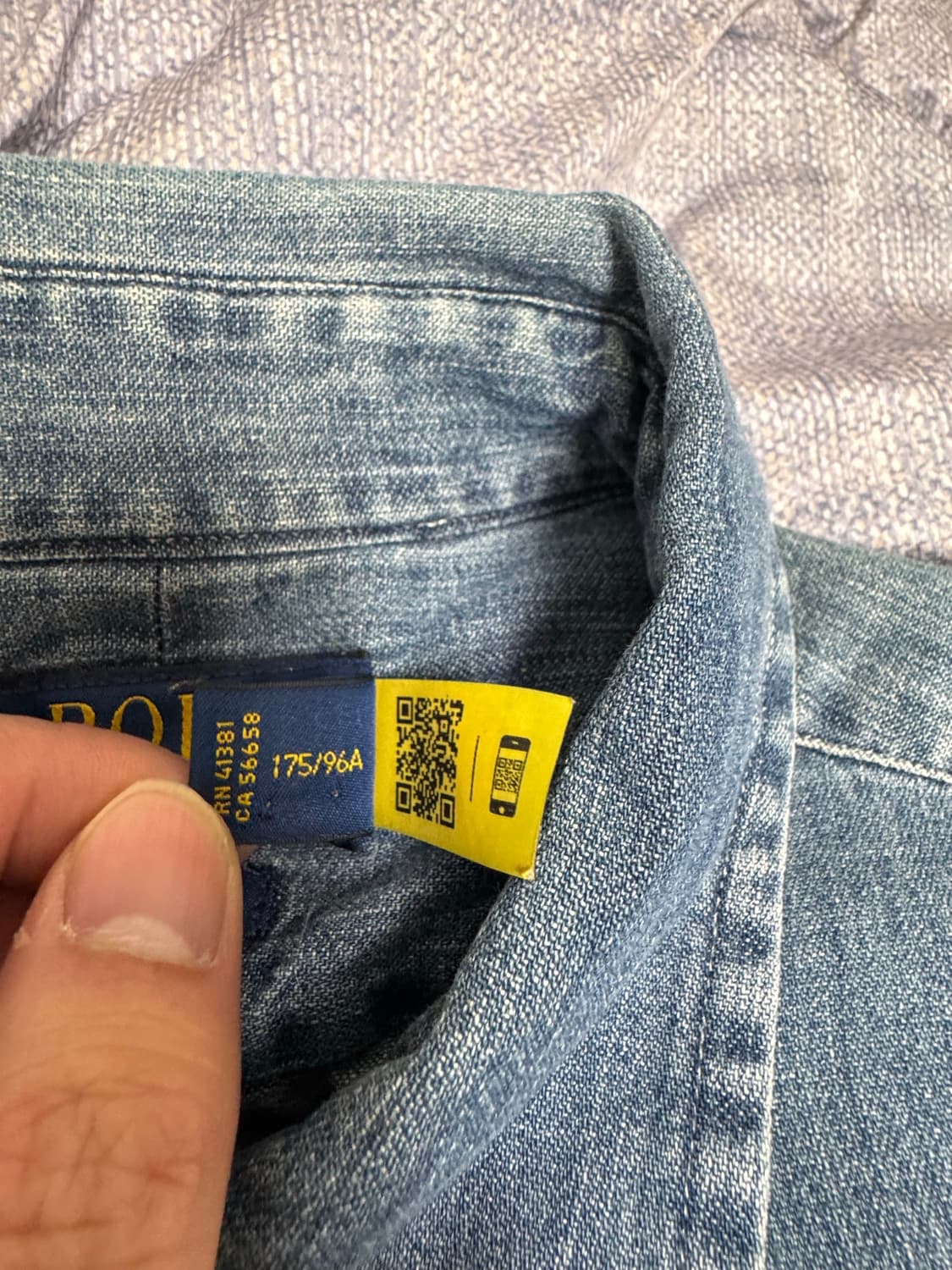 폴로 랄프로렌 데님 셔츠 상품이미지5