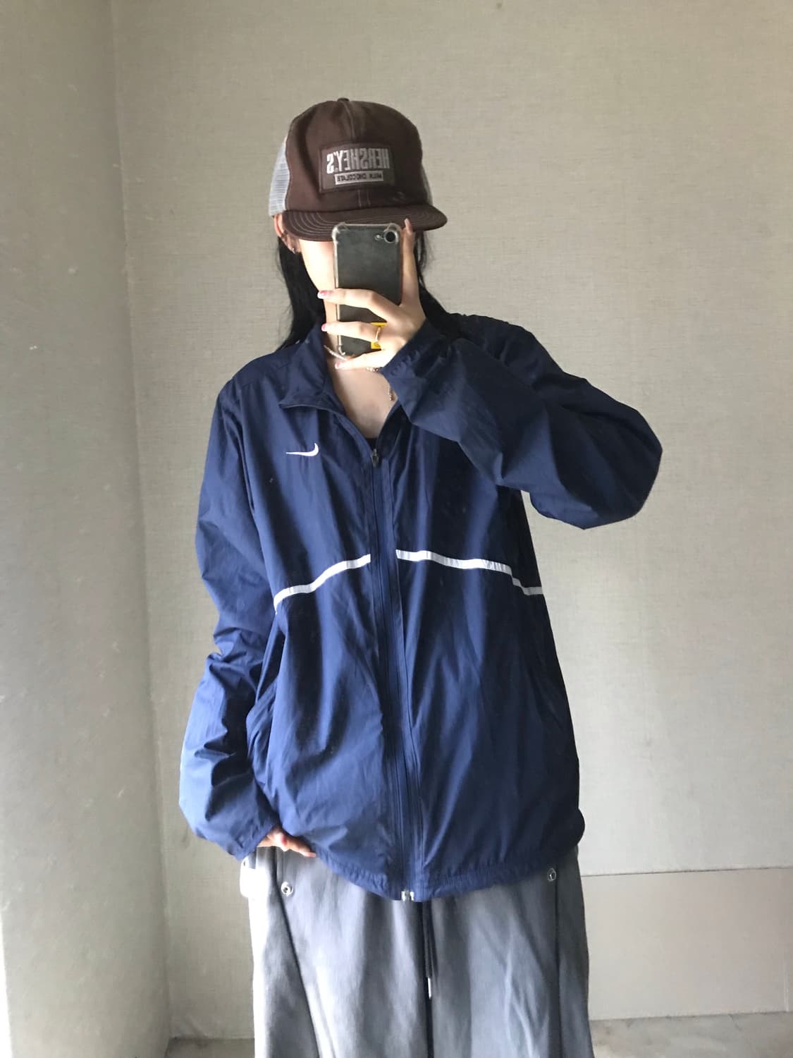 나이키 네이비 바람막이 상품이미지5