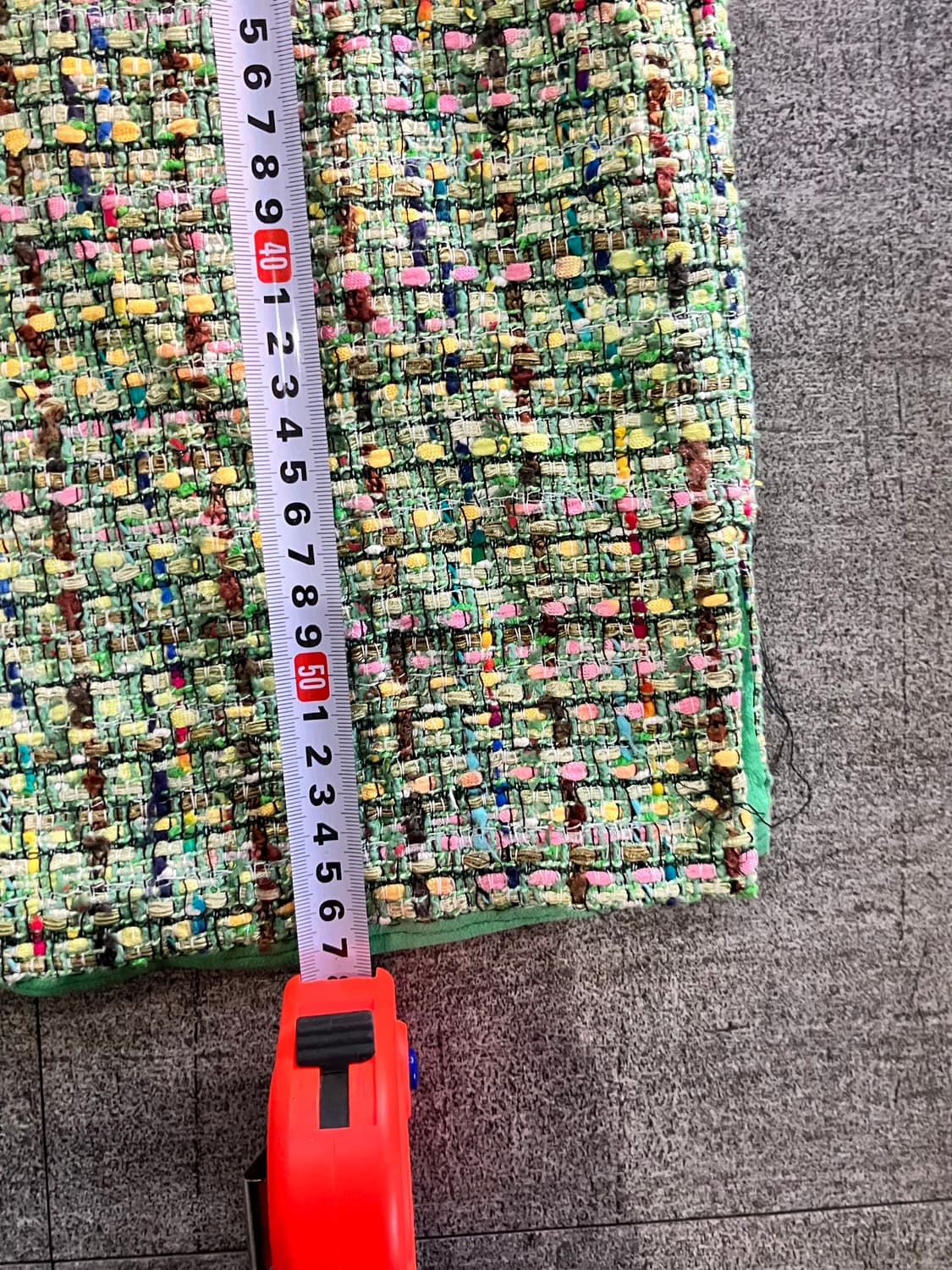 일본빈티지 Etro 오리엔탈보헤미안 트위드 미디스커트 상품이미지3