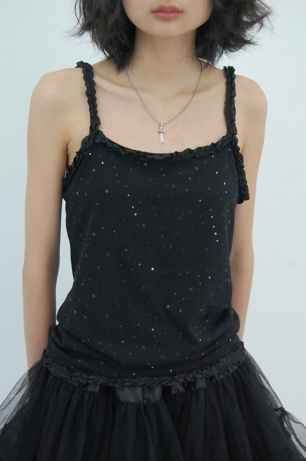 Anyfam frill sleeveless 상품이미지1