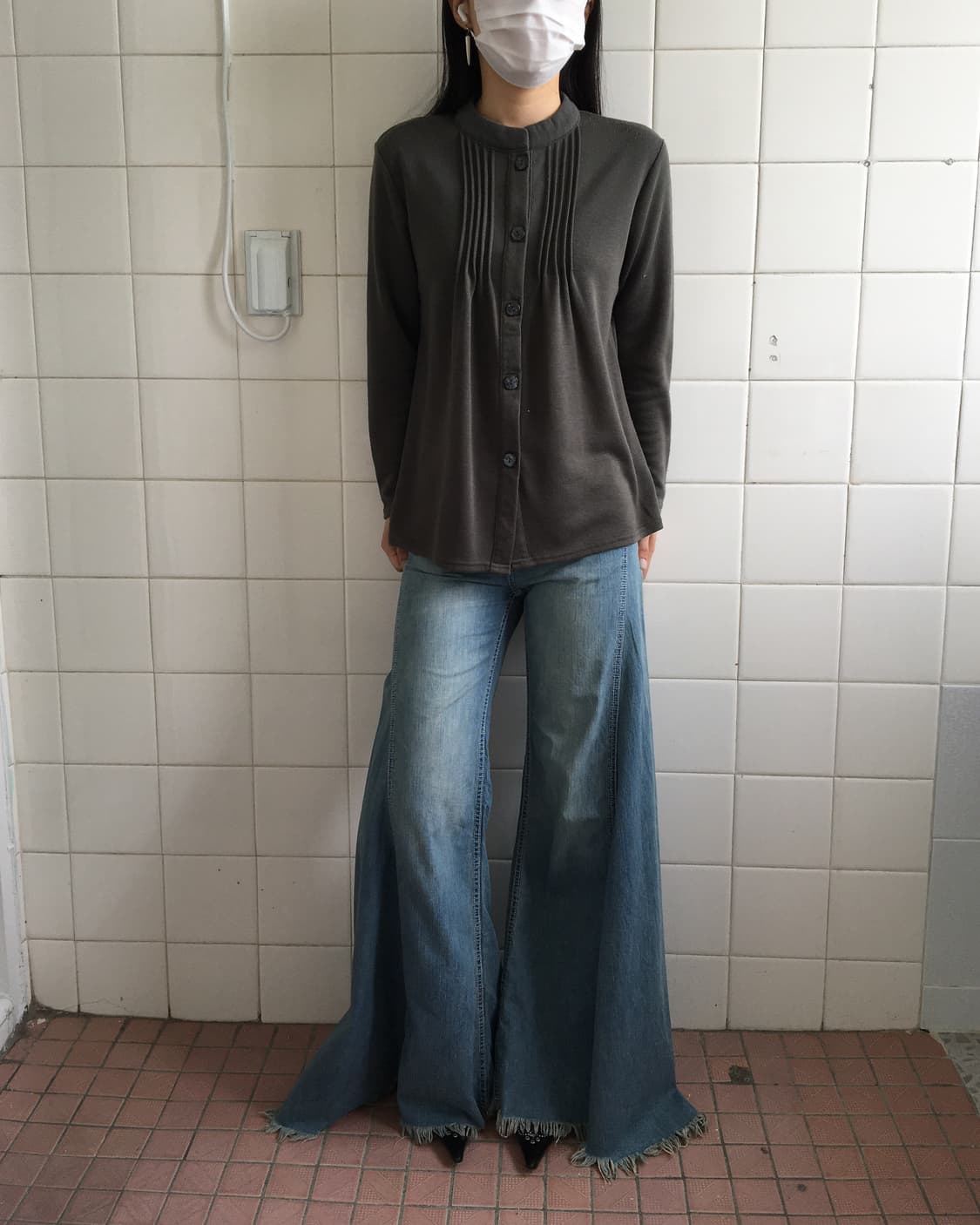 Cotton button cardigan 상품이미지6
