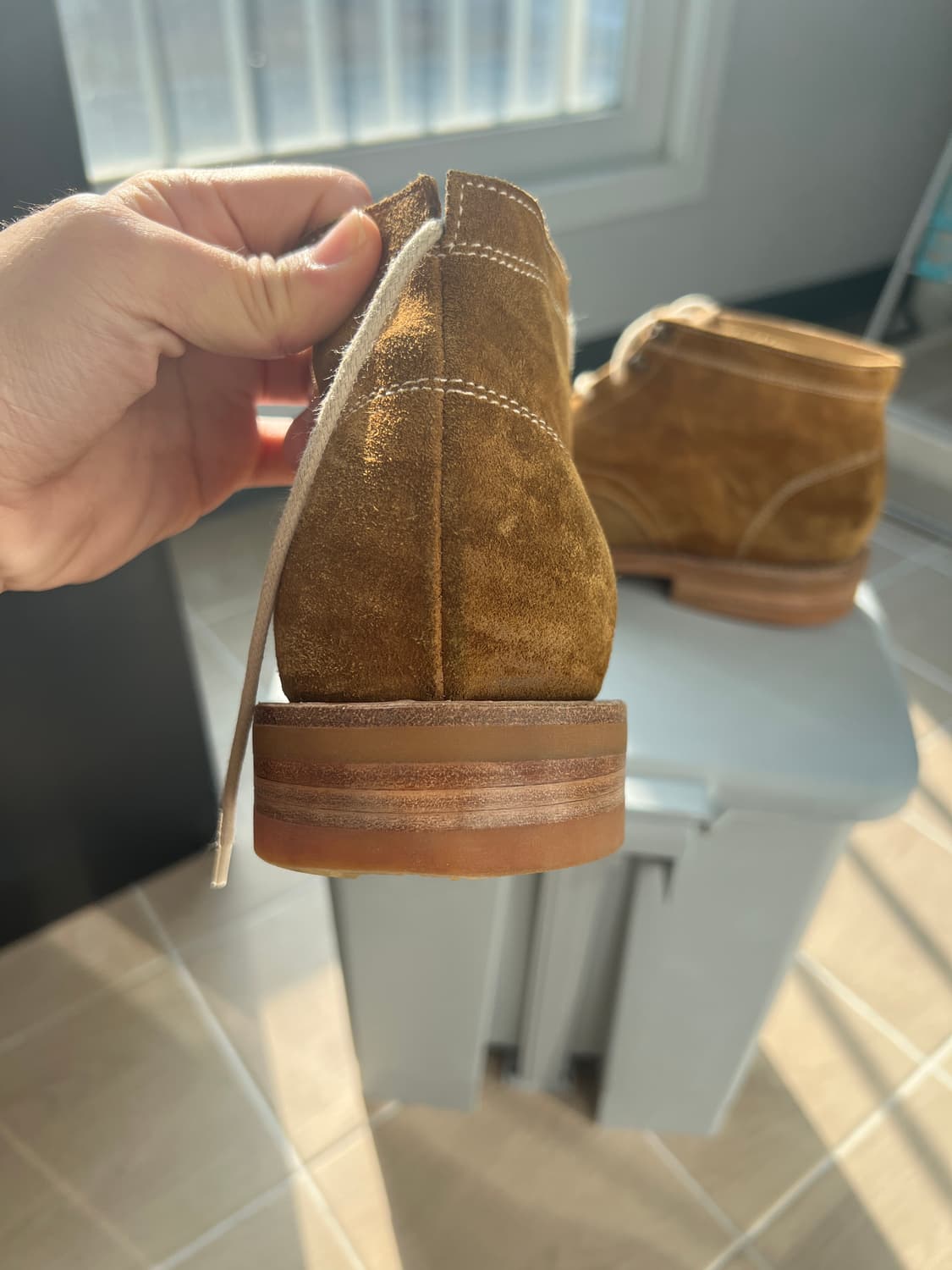 택포29) 그라더스 grds 부츠 02 스웨이드 올리브 드랩 255 상품이미지4