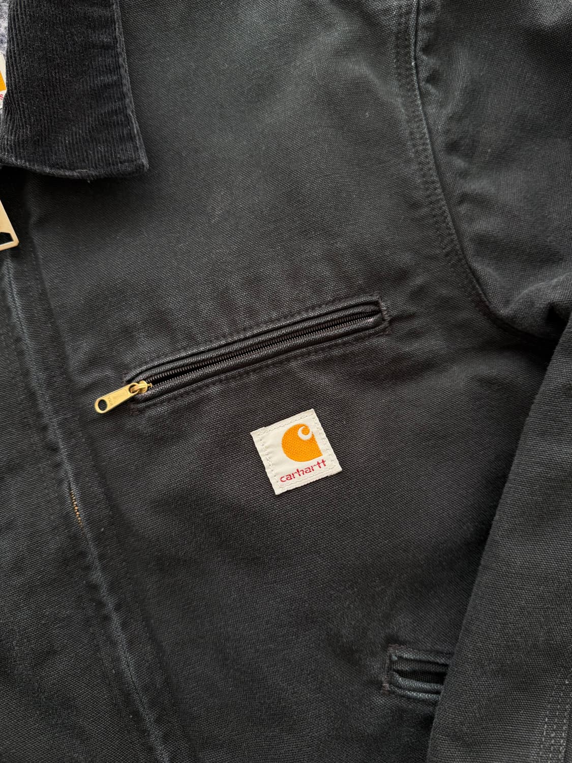 [M] 빈티지 J001 칼하트 디트로이트 자켓 블랙 상품이미지4