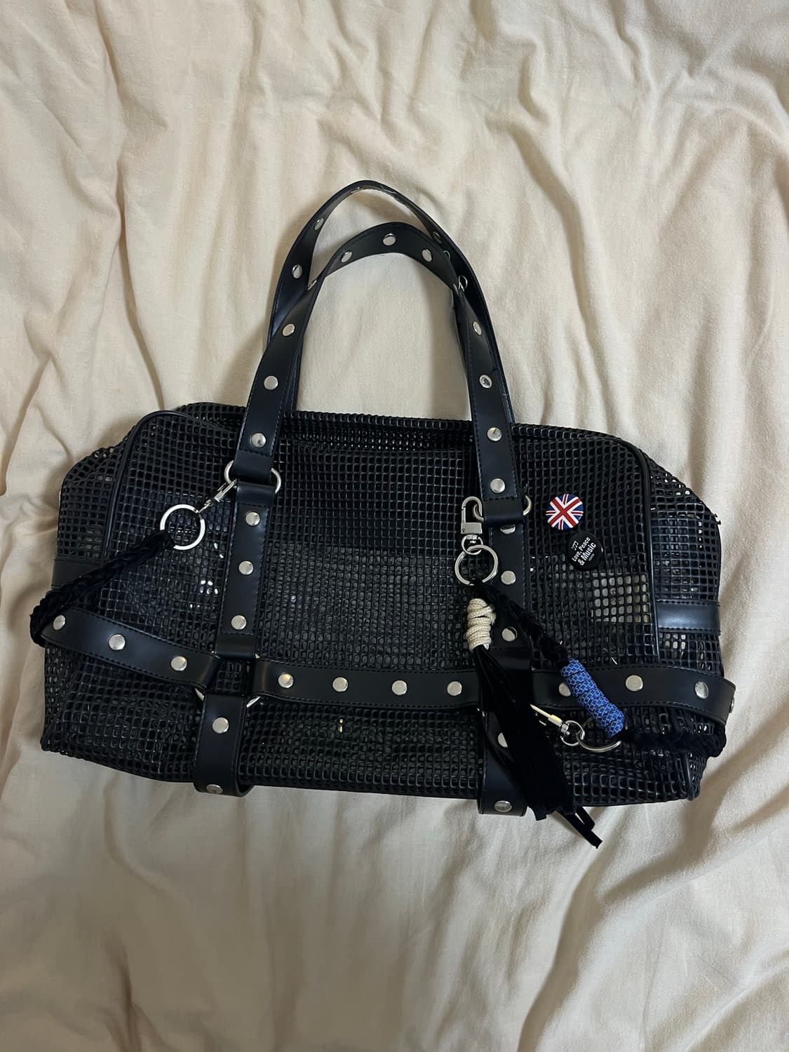 빈티지 펑크 보스턴 백 상품이미지2