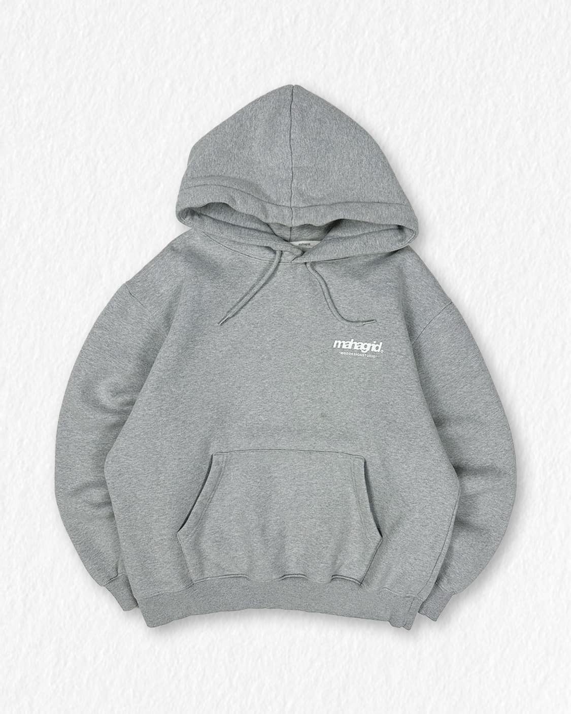 마하그리드 기모 후드티 그레이 상품이미지1