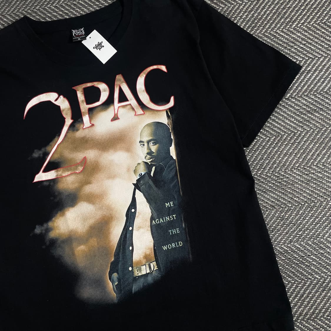 빈티지 투팍 힙합 프린팅 티셔츠o 3541 상품이미지2