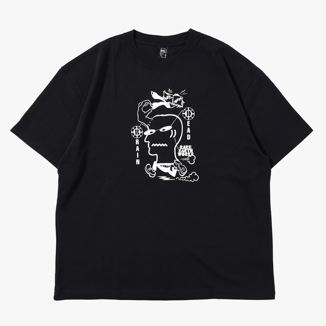 S 새제품) 브레인데드 반팔 그래픽 티셔츠 남자 여자 95 100 M 상품이미지2