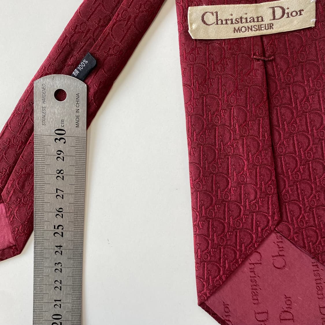 크리스찬 디올(Dior) 오블리크 정품 명품넥타이 상품이미지5
