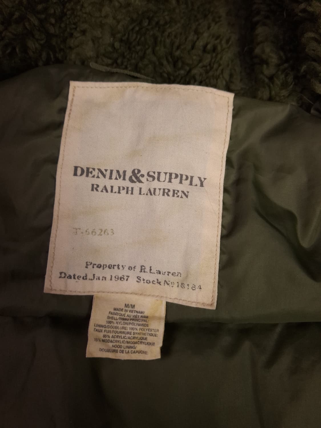 오리지날 데님앤서플라이 폴로 성조기 N-3B 파카 상품이미지7