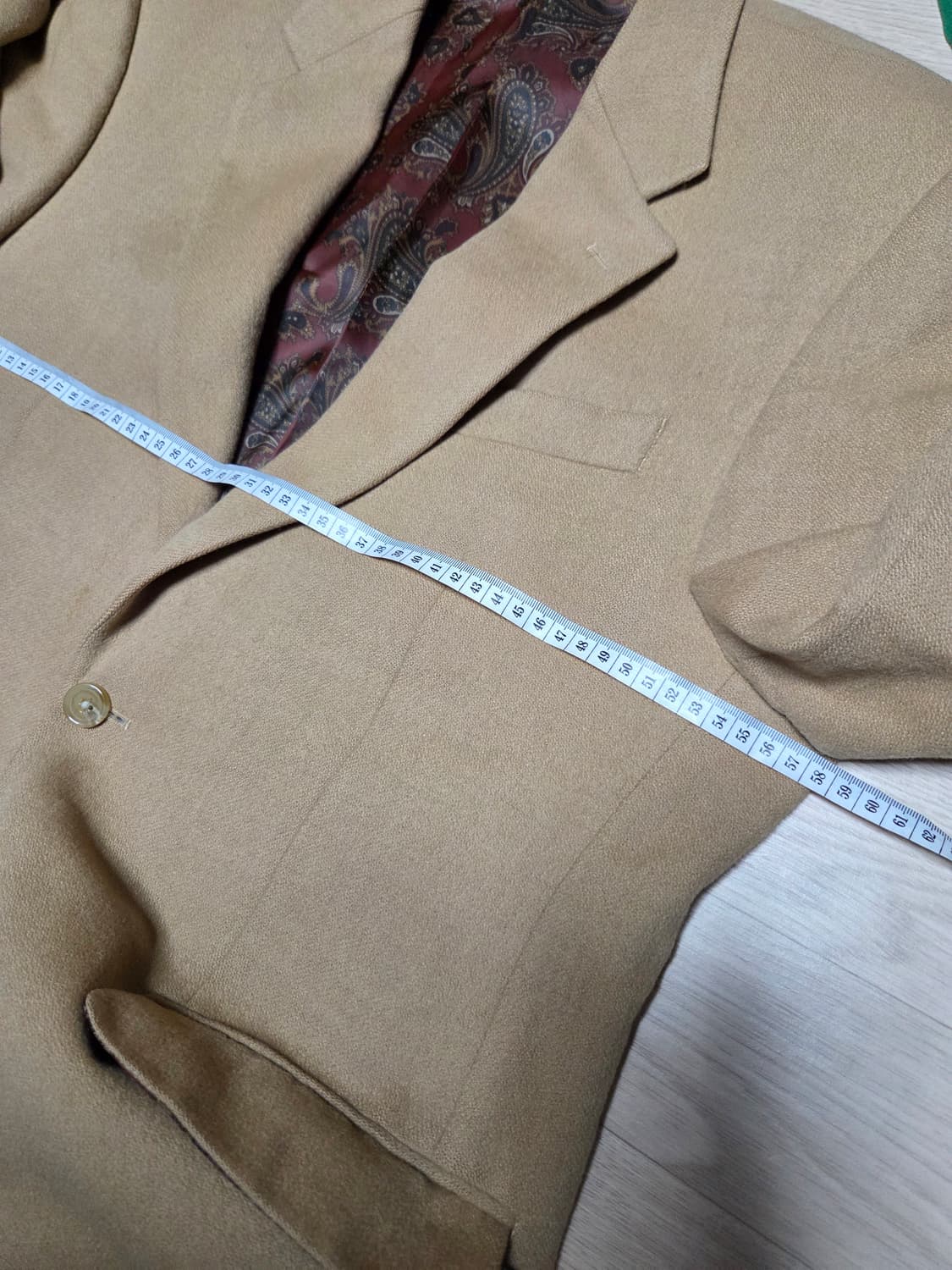 POLO RALPH LAUREN 자켓 블레이저 베이지 페이즐리 상품이미지7