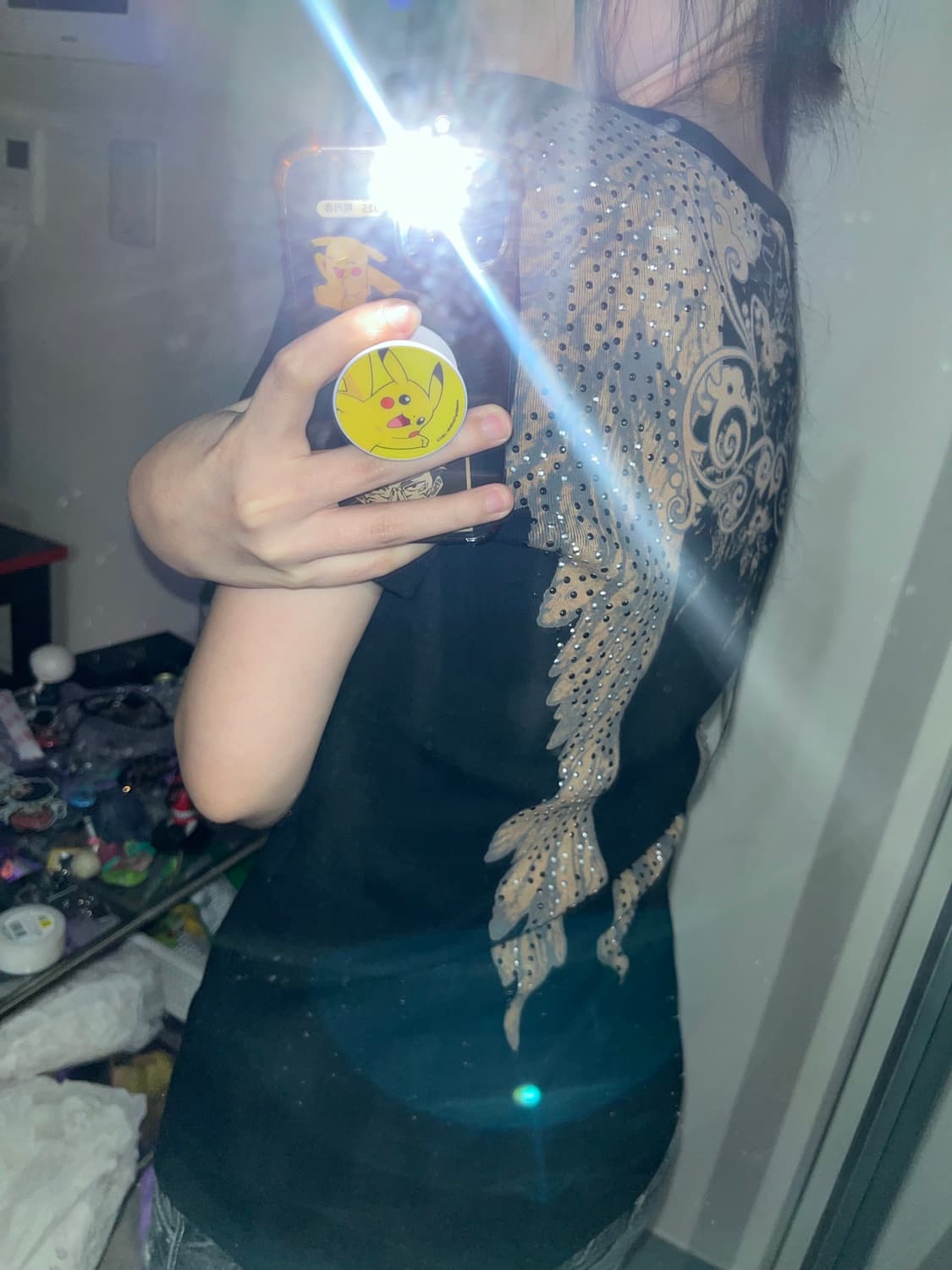 y2k스터드날개반팔 상품이미지2