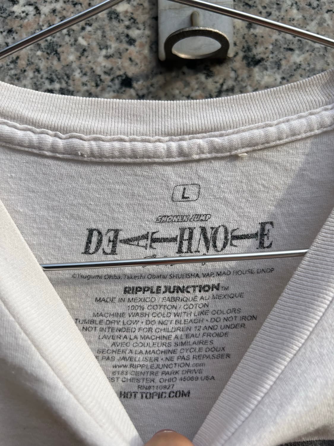 데스노트 L 티셔츠 상품이미지4