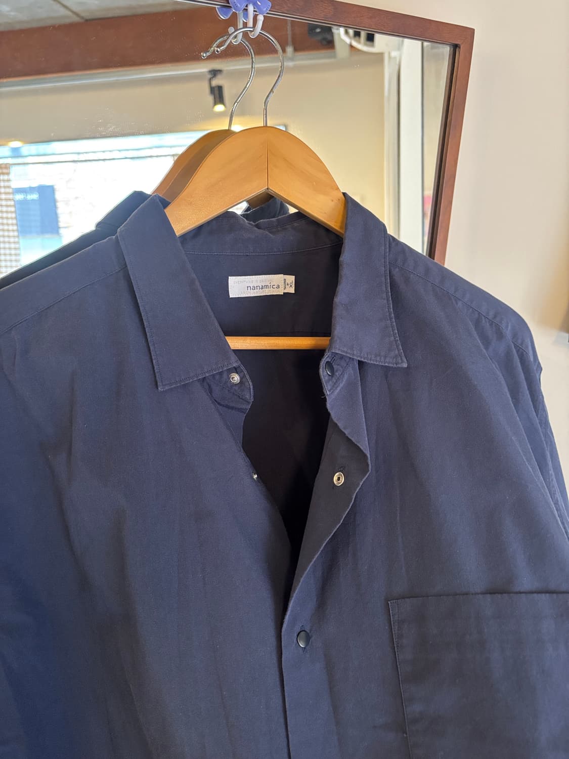 nanamica 나나미카 네이비 셔츠 상품이미지4