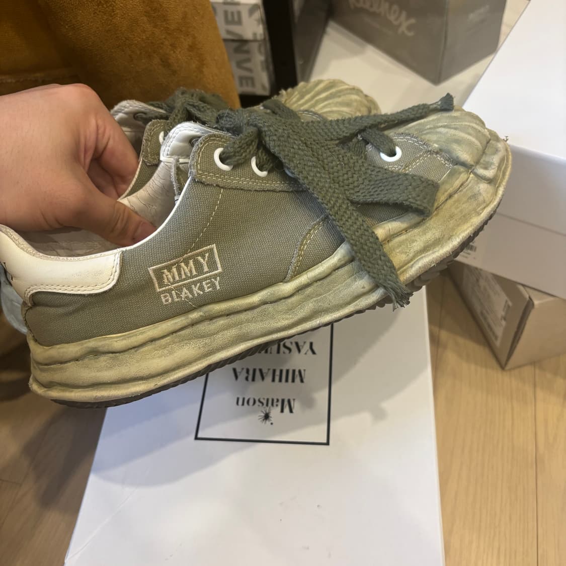 미하라 야스히로 블레이키 빈티지 카키 44 상품이미지3