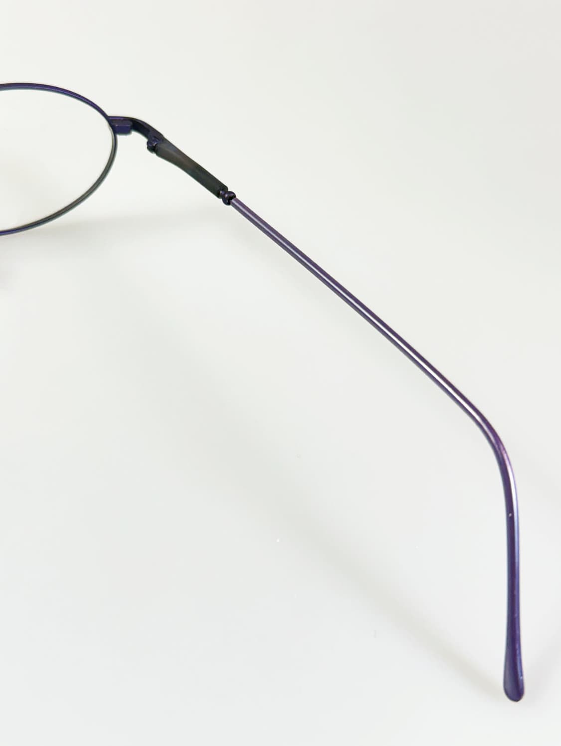 VIKINGS 퍼플 슬림 오벌 메탈 프레임 빈티지 안경 상품이미지6