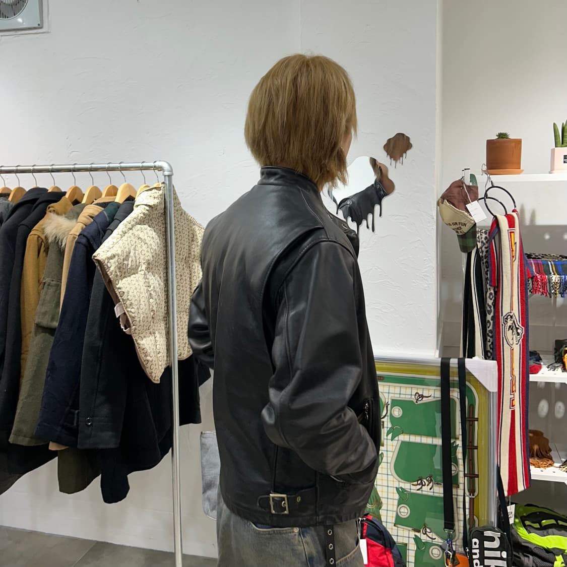 쇼트 schott 가죽 레더 바이커 641자켓 상품이미지4