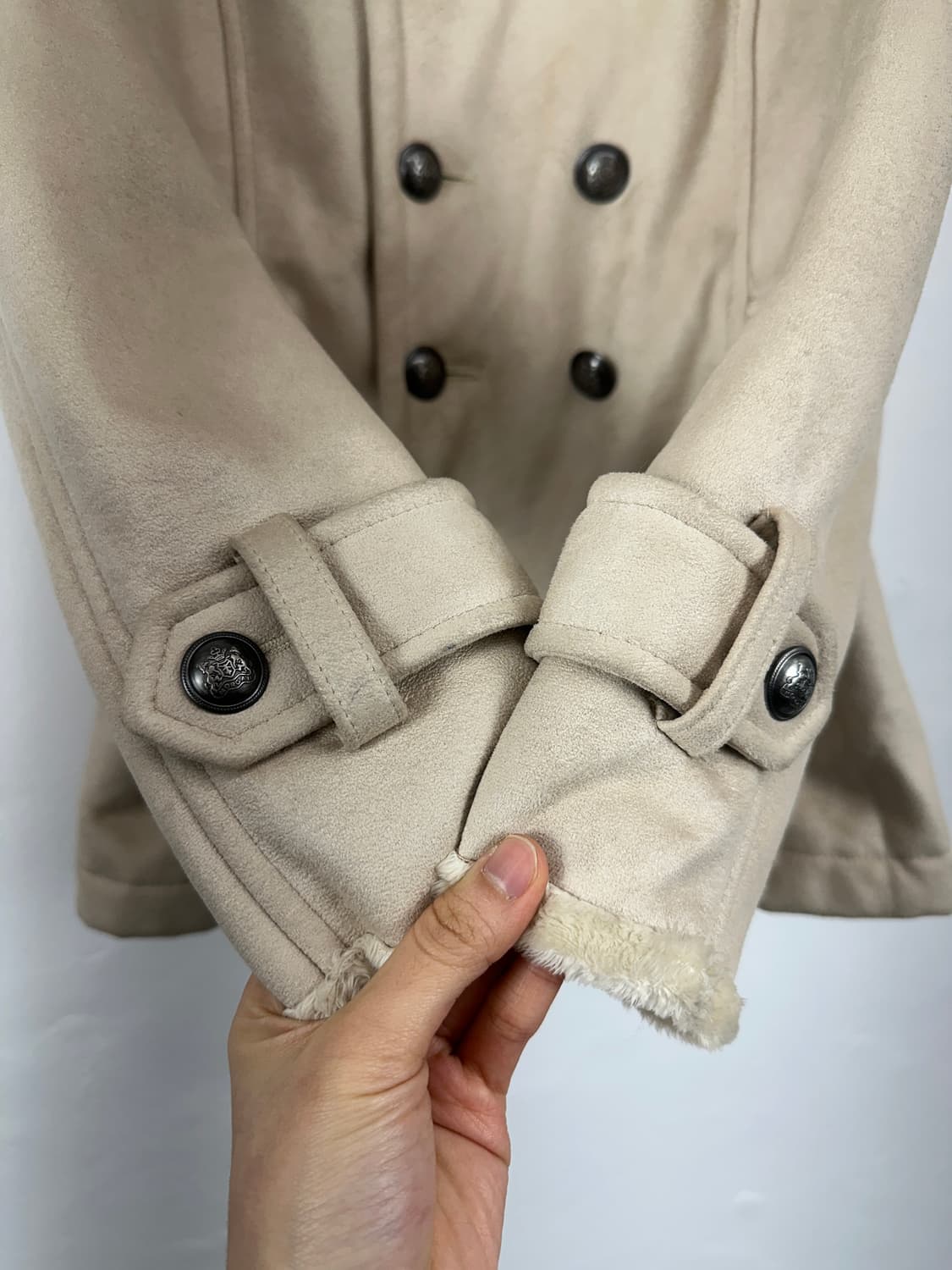 Morgan Homme Napoleon suede double breas 상품이미지3