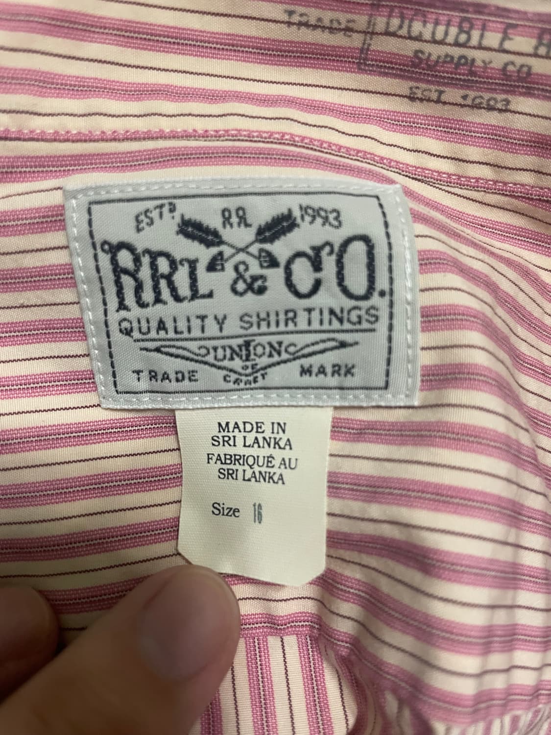 RRL 셔츠 더블알엘 셔츠 국내택 100-105 사이즈 16 상품이미지10