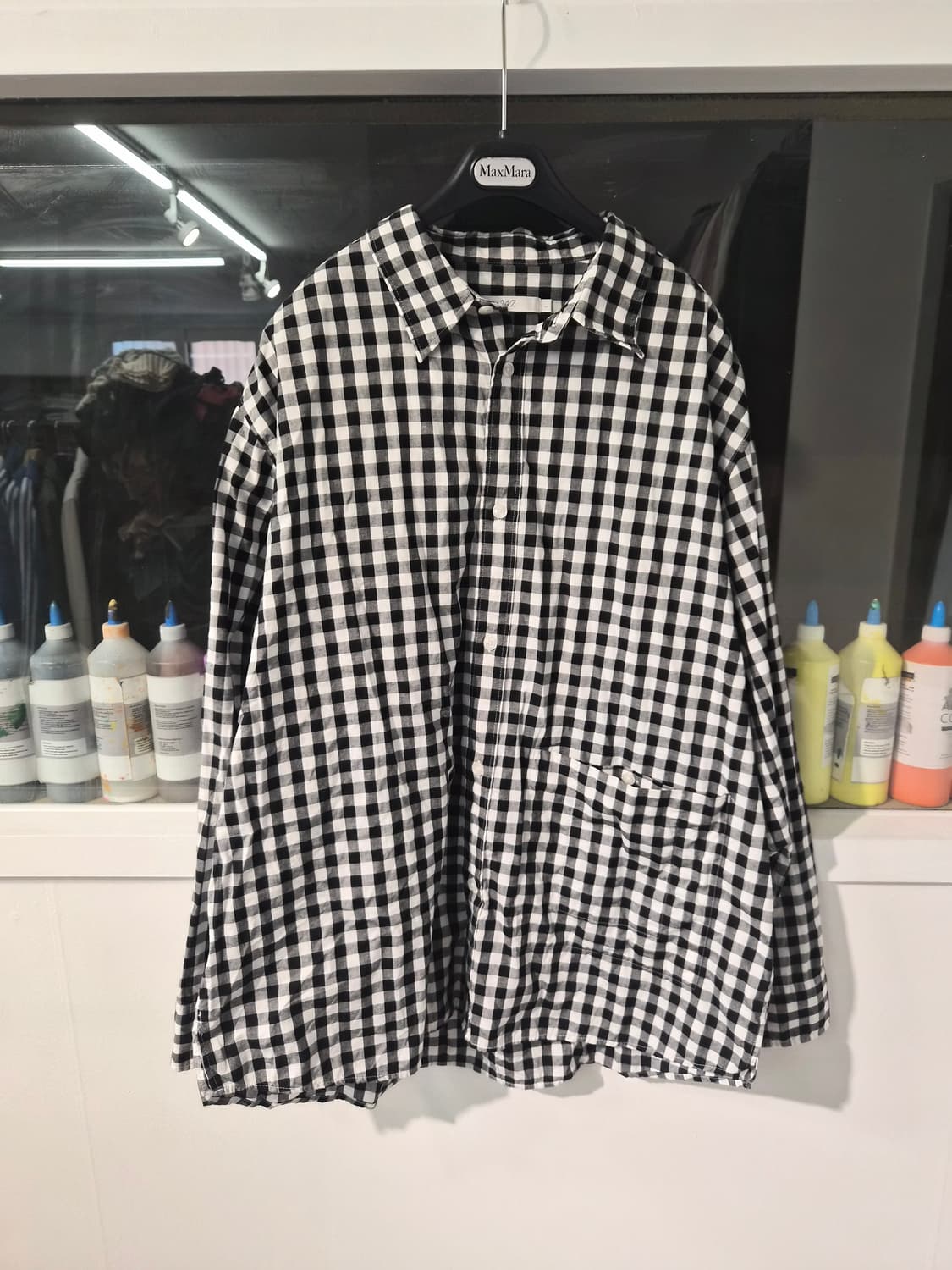 L/105) 247 시리즈 깅엄체크 셔츠 팝니다 상품이미지1