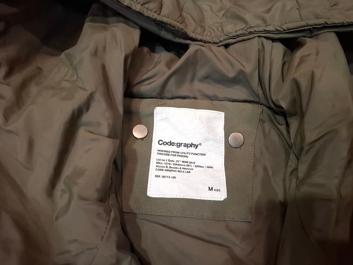 코드그라피 피쉬테일 롱파카 상품이미지6