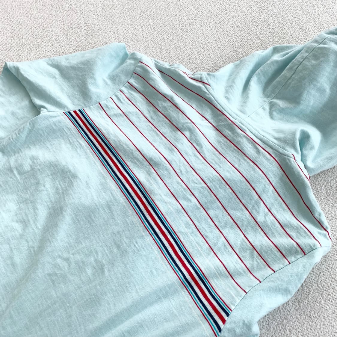 행텐 ♥ 민트 베이비블루 루즈핏 후드집업 상품이미지4