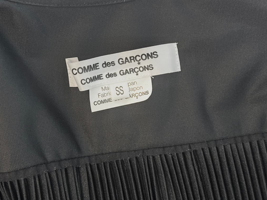 Pleated Round Collar Blouse Black SS 상품이미지7