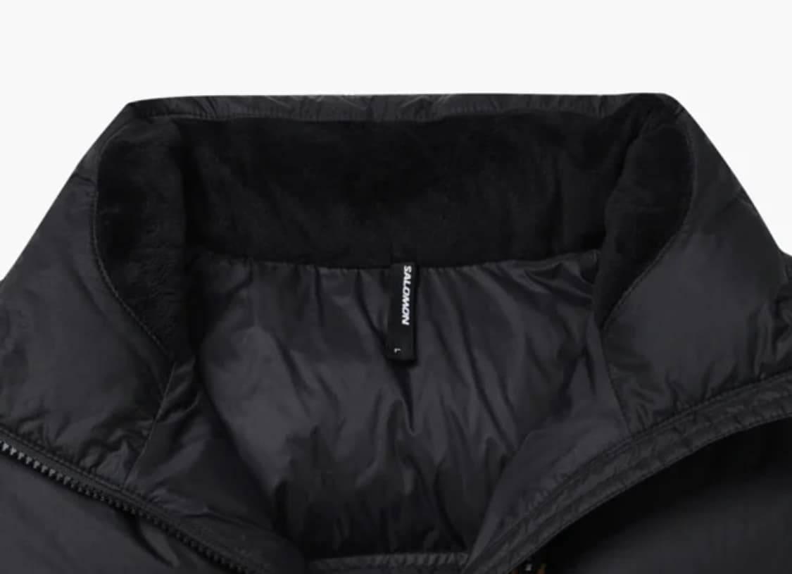 (거의 새제품) 살로몬 컨투어 다운 자켓 블랙 / L 상품이미지7