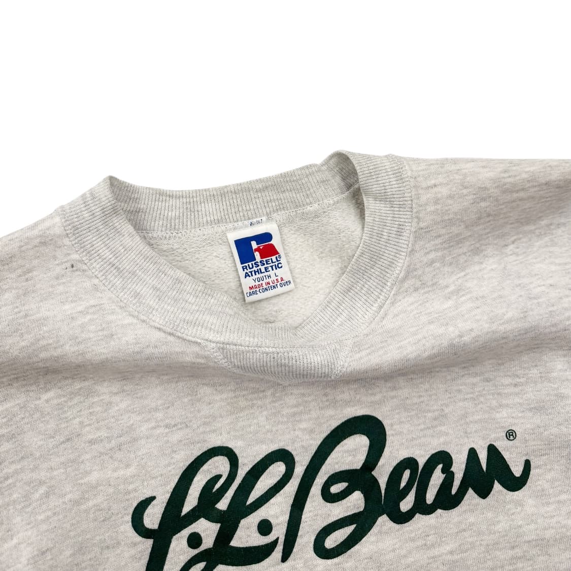 러셀 90's L.L.Bean 스웻셔츠 맨투맨 그레이 상품이미지3
