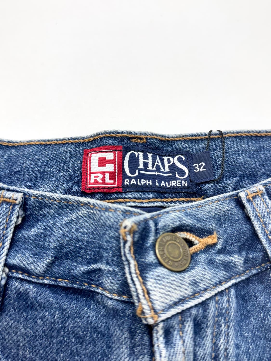 Chaps Ralph Lauren 90s 스톤 워시 데님 버뮤다 숏츠팬ㅊ 상품이미지6