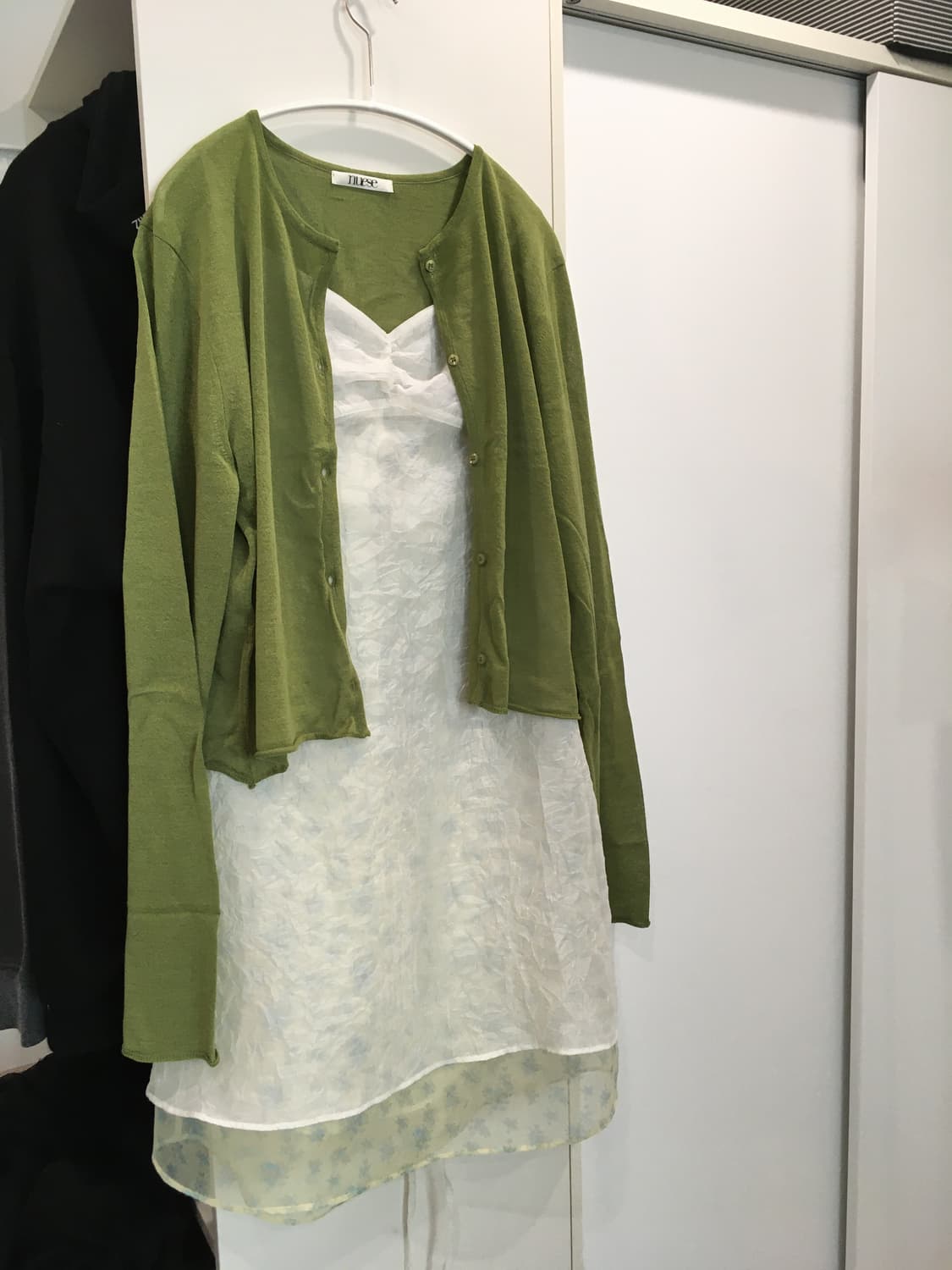 아키텍트 원피스+올리브 가디건 세트 상품이미지7